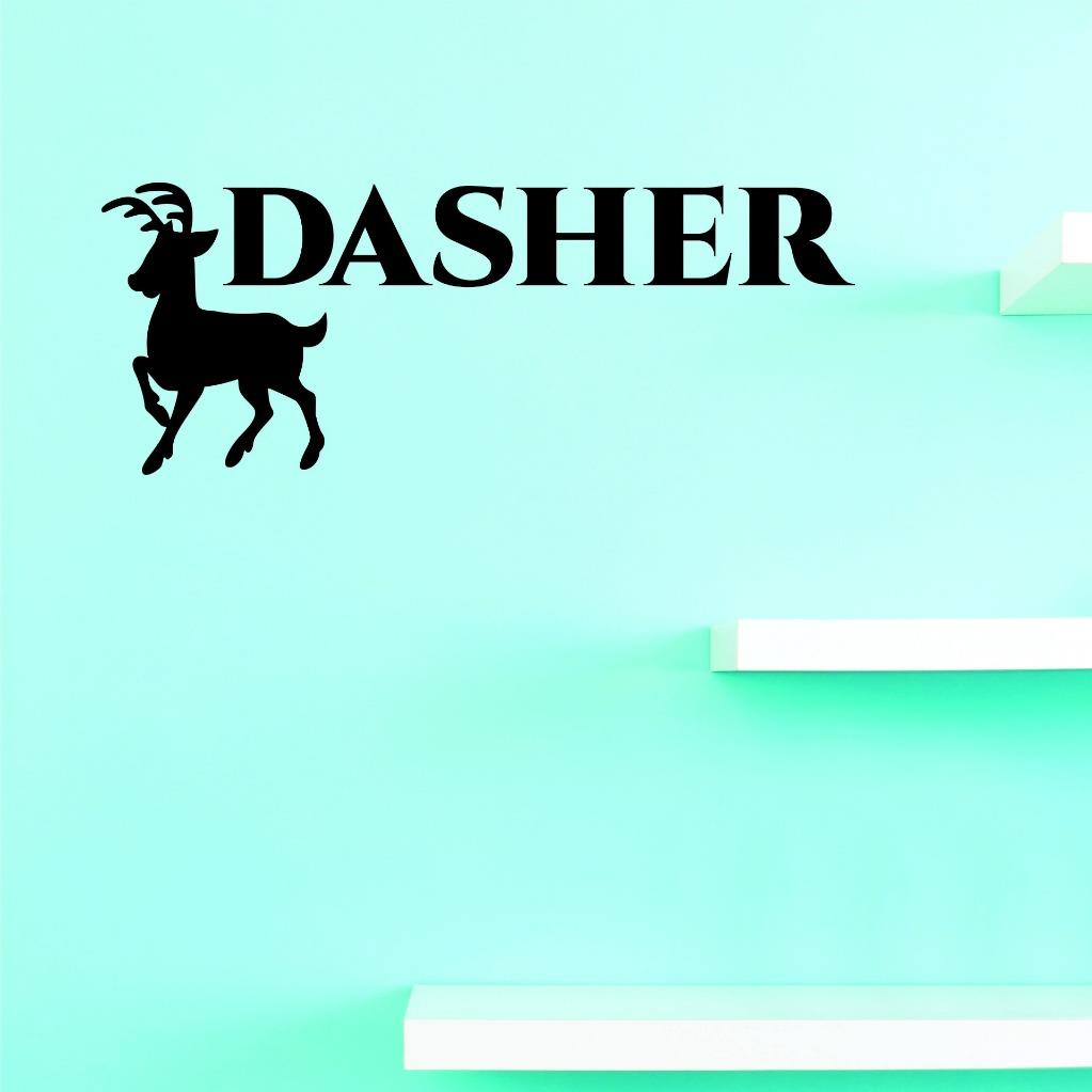 Custom Decals Dasher Wall Art Size: 12 X 30 Inches Color: Black ...