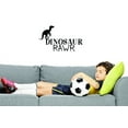 thumbnail image 1 of Custom Decals Dinosaur Rawr Wall Art Size: 10 X 20 Inches Color: Black, 1 of 1