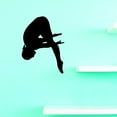 thumbnail image 1 of Custom Decals Diving Swimmer Swim Team Sports Girl Boy 14x28", 1 of 1
