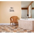 thumbnail image 1 of Custom Decals Do What You Love Text Lettering Quote 16 X16", 1 of 1