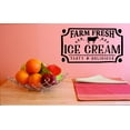 thumbnail image 1 of Custom Decals Farm Fresh Ice Cream Tasty & Delicious 20 X 40 Inches, 1 of 1