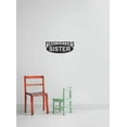 thumbnail image 1 of Custom Decals Firefighter's Sister 6x16, 1 of 1