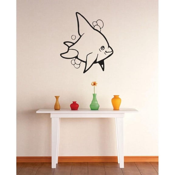 Custom Decals Fish Ocean Sea Lake Water 20x20 Inches