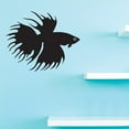 thumbnail image 1 of Custom Decals Fish Wall Art Size: 20 Inches x 30 Inches Color: Black, 1 of 1