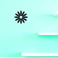 thumbnail image 1 of Custom Decals Flower (7) Wall Art Size: 20 X 20 Inches Color: Black, 1 of 1