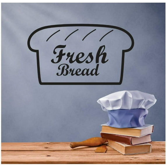 Custom Decals Fresh Bread Image Quote 20x30"