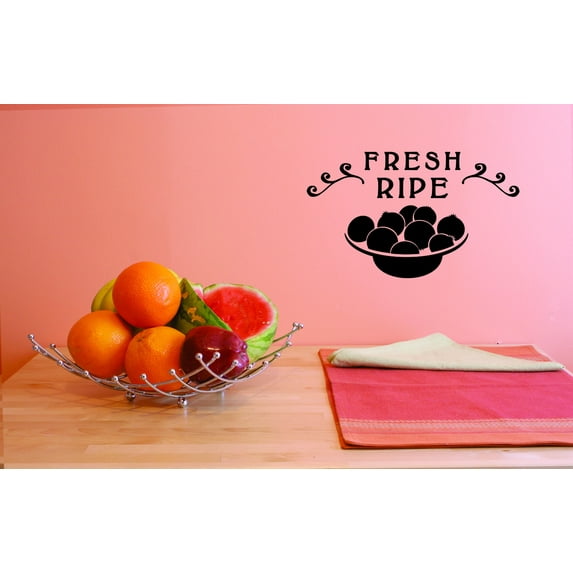 Custom Decals Fresh Ripe Blueberries Wall Art Size: 14 Inches x 28 Inches
