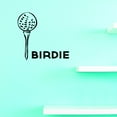 thumbnail image 1 of Custom Decals Golf Tee Ball Birdie Sports Sign 12x12", 1 of 1