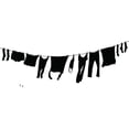 thumbnail image 1 of Custom Decals Hanging Clothes 20 Inches X 20 Inches, 1 of 1
