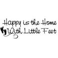 thumbnail image 1 of Custom Decals Happy Is The Home With Little Feet, 1 of 1
