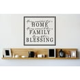 thumbnail image 1 of Custom Decals Home Family Blessing Life Quote 12x12 Inches, 1 of 1