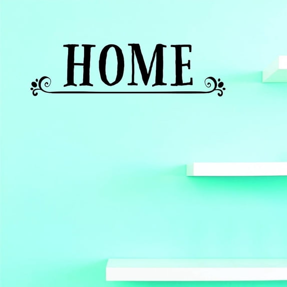 Custom Decals Home Wall Art Size: 16 X 40 Inches Color: Black