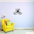 thumbnail image 1 of Custom Decals I Love You Wall Art Size: 12 X 12 Inches Color: Black, 1 of 1