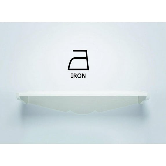 Custom Decals Iron Laundry Sign Housekeeping Cleaning16 X 24"