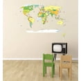 thumbnail image 1 of Custom Decals Map Of The World School Classroom Teacher Students 12x18 Inches, 1 of 2