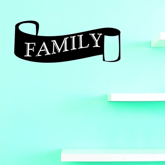 Custom Decals Name Frame Wall Art Size: 14 X 28 Inches Color: Black