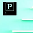 thumbnail image 1 of Custom Decals P Is For Alphabet Letter Wall Art Size: 16 X 16 Inches Color: Multi, 1 of 1
