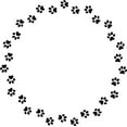 thumbnail image 1 of Custom Decals Paws Prints Boys Bed Room 20 X20", 1 of 1