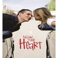 thumbnail image 1 of Custom Decals - Prices Reduced Follow Your Heart - Love Quote - - - Vinyl Wall Sticker : 12 X 24", 1 of 1
