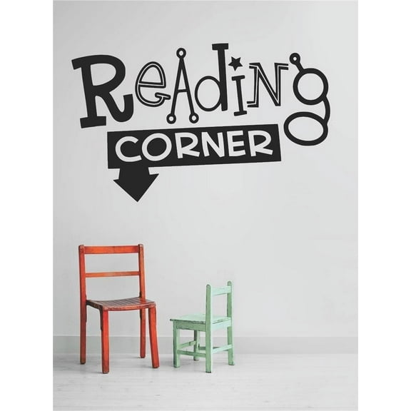 Custom Decals Reading Corner School Sign 10 X20" -