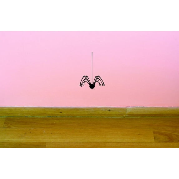 Custom Decals Spider Wall Art Size: 20 X 30 Inches Color: Black