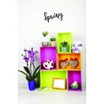 thumbnail image 1 of Custom Decals Spring Wall Art Size: 8 X 20 Inches Color: Black, 1 of 1