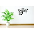 thumbnail image 1 of Custom Decals The Beach Quote 12x12 Inches, 1 of 3