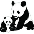 thumbnail image 1 of Custom Decals Two Panda Boys Bed Room 22 X 18 Inches, 1 of 1