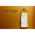thumbnail image 1 of Custom Decals Wash Your Hands. Use Soap Mom Text Lettering Bathroom Quote 12 X30", 1 of 1