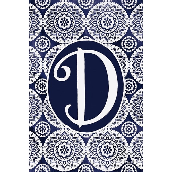 Custom Decor Garden Flag - Indigo Boho D