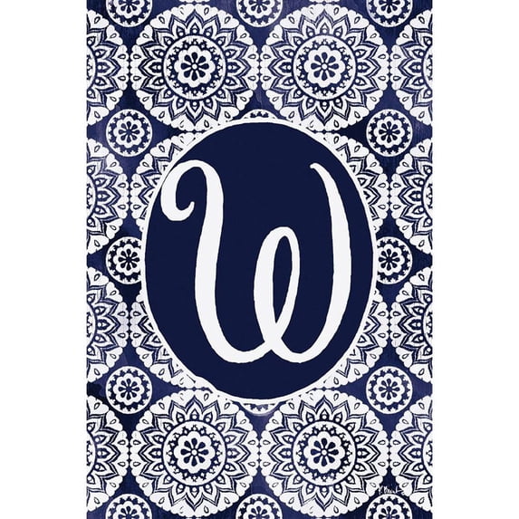 Custom Decor Garden Flag - Indigo Boho W