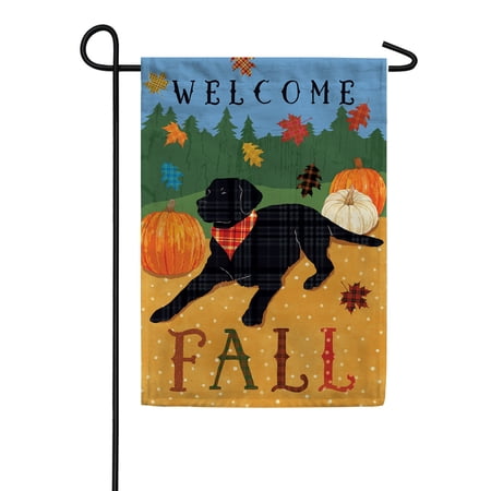 Pumpkins Lab 4940 Decorative Flag