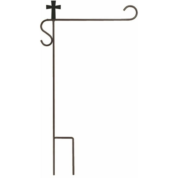 Custom Decor Garden Flag Stand - Cross (30")