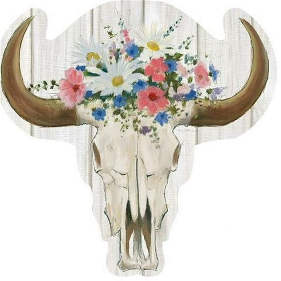 Custom Decor Hang Around - Steer Floral