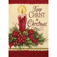 thumbnail image 1 of Custom Decor House Flag - Keep Christ, 1 of 1
