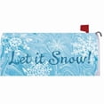 thumbnail image 1 of Custom Decor 4140MM 6.5 x 19 in. Let it Snow Winter Mailbox Cover, 1 of 1