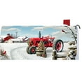 thumbnail image 1 of Custom Decor Red Tractor Magnetic Mailbox Wrap Cover, 1 of 1