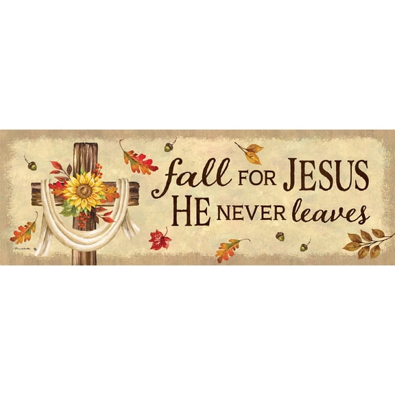 Custom Decor Signature Sign - Fall for Jesus