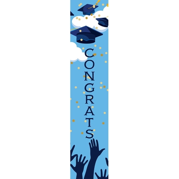 Custom Decor Yard Expression - Congrats Grad, 6" x 30"