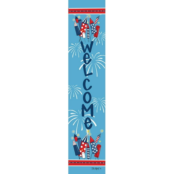 Custom Decor Yard Expression - Fireworks, 6" x 30"
