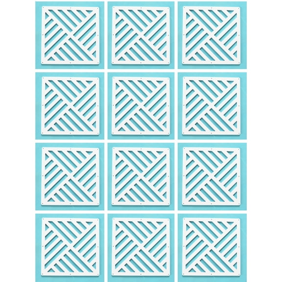 Custom Decorative Screen Divider system for walls, Dividing room, Office,Hanging room divider,Artist desingn,Room partition 11.4x11.4in(H-14) 12pc