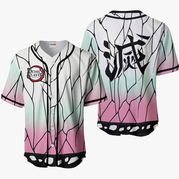 Custom Demon Slayer Shinobu Kocho Baseball Jersey