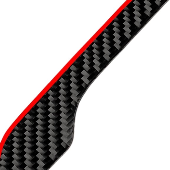 Custom Design Car Door Handle Panel Trim Sticker Car Door Handle Panel Trim Sticker Abs Plastic Blue Door Handle For Tesla Red Carbon Fiber Red Fangkenuo