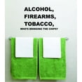 thumbnail image 1 of Custom Designs Alcohol, Firearms, Tabacco, 12 X 24", 1 of 1