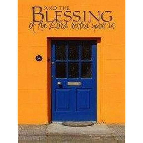 Custom Wall Decal And The Blessing Of The Lord Rested Upon Us Picture Art - Living Room - Home Decor Sticker Vinyl Wall Decal