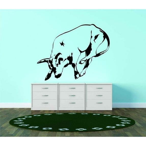 Custom Designs Attack Bull Rodeo Kids Boy Girl Teen Dorm Room Children 20x20