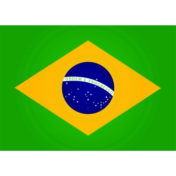 Wall Decal Brazil Flag Living Funny Interesting Odd Saying Quote Humorous Amusing Comic Witty Entertaiining Whinsical Holiday Gift Decorating Ideas Sticker - Size: 8 Inches X 12 Inches