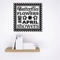 thumbnail image 1 of Custom Designs Butterflies Flowers & April Showers 20x20 Inches, 1 of 1