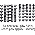 thumbnail image 1 of Custom Designs Cat Dog 60 Animal Paw Prints Removable 20x30 Inches, 1 of 1