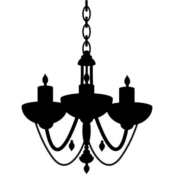 Custom Designs Chandelier Removable Home 14 X 28 Inches